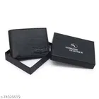 Men's Casual PU Wallet, Black