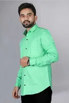 Casual Men's Solid Shirt 
