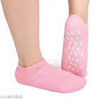 Silicone Gel Moisture Spa Socks for Feet Care (Multicolor, Set of 1)