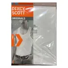 Dixcy Scott Josh Cotton Solid Vest for Men, Pack of 2 