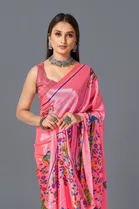 Crepe Printed Saree for Women 