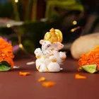 Akarts Ganesha Idol Showpiece - 6 cm