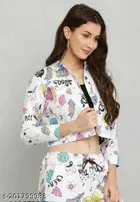 Cotton Blend Jacket for Women 