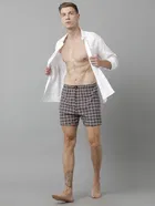 Cotton Checkered Boxers for Men 