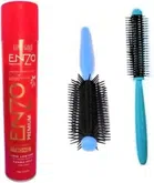Enzo Hair Spray with Comb (Multicolor, Set of 2)
