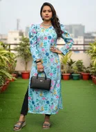 Floral Print Kurti for Women 