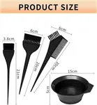 Latest Hair Colour Mixing Kit 1 Bowl and 3 Brushes 
