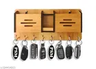 Wooden Wall Mounted Key Holder 