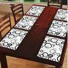 PVC Printed Dining Table Placemats 