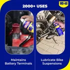Wd-40 Multipurpose Spray 420Ml, Rust Remover, Cleans Bike Chains, Hinge Lubricant, Loosens Jammed Parts, Degreaser, And Cleaning Agent 