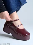 Solid Heel Sandals for Women 