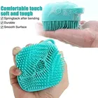 Silicone Gel Dispenser Body Bath Brush, Multicolor