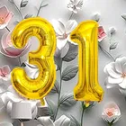 Foil Balloon for Birthday Celebration, No. 31 