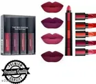 5 in 1 Lipstick with 4 Pcs The Red Edition Liquid Lipstick 