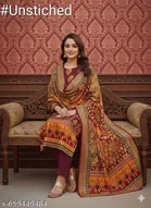 Synthetic Crepe Pakistani Suits for Women 