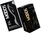 Combo of Moods 10 Pcs Graphene & 10 Pcs Ultima Mutual Climax Condoms with 3 Pcs Free Lube Sachets 