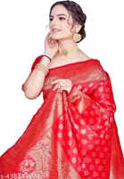 Banarasi Silk Zari Woven Saree for Women 
