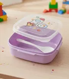 Lunch Box with Fork Purple Space