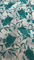 Georgette Printed Saree for Women, Sky Blue 