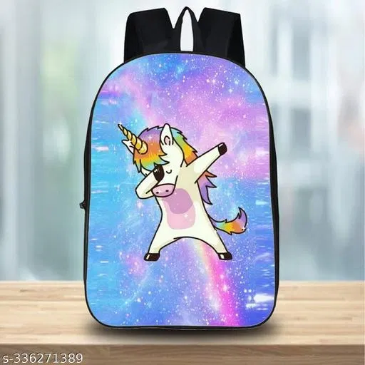 Canvas Backpack Bag, Multicolor