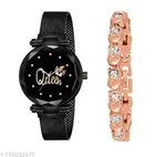 Analog Watch with Bracelet for Women 