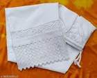 Cotton Solid Salwar for Women, White 