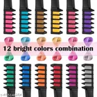 Hair Chalk for Girls Temporary Hair Color, Multicolor, Pack of 12