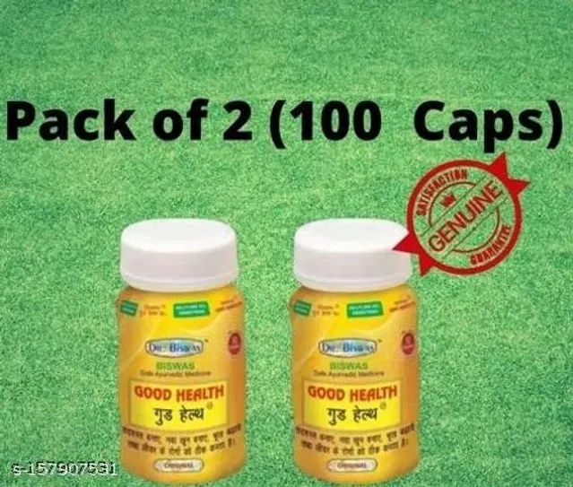 Dr. Biswas Ayurvedic Good Health -50 Capsules - Packs Of -2