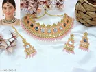 Uncut Kundan Pearl Classic Choker Set for Women 