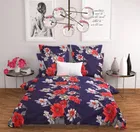 Polycotton Double Bedsheet with 2 Pillow Cover 