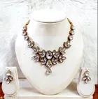 Alloy Necklace with Earrings for Women 
