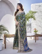 Chiffon Printed Saree for Women 