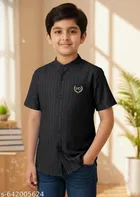 Embroidered Polycotton Polo for Boys 