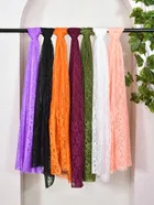 Net Self-Design Dupatta for Women (Multicolor, 2.2 m)