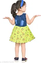 Cotton Blend Frock for Girls 