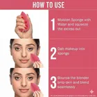 Makeup Sponge Set Of 1 Beauty Blender with Egg Case, Soft Sponge For Liquid Foundation, Creams, and Powders Latex