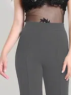 Poly Spandex Bell Bottoms Trouser / Pant for Women 