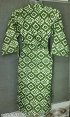 Cotton Blend Printed Kurti for Women 