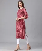 Women Crepe Printed Kurta 