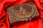 Alloy Necklace with Earrings for Women 