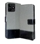 Artificial Leather Mobile Flip Cover for Realme C53 4G 