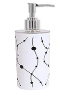 Plastic Long Lasting Liquid Soap Dispenser (White, 350 ml)