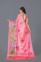 Crepe Printed Saree for Women 