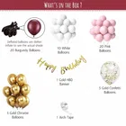 Happy Birthday Balloon Decoration Kit, Multicolor, Pack Of 62