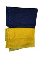 Net Solid Dupatta for Women 