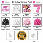 Masha & Bear Theme 7th Happy Birthday Decoration,Multicolour,Set Of 1