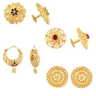 Alloy Stud Earrings for Women 