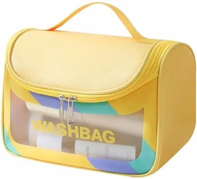 Portable Cosmetic Bag Women (Yellow)