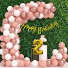 2nd Happy Birthday Balloon Decoration Kit, Multicolor, Pack Of 53