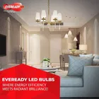 Eveready 9W B22 Led Bulb, White [Pack Of 4] F